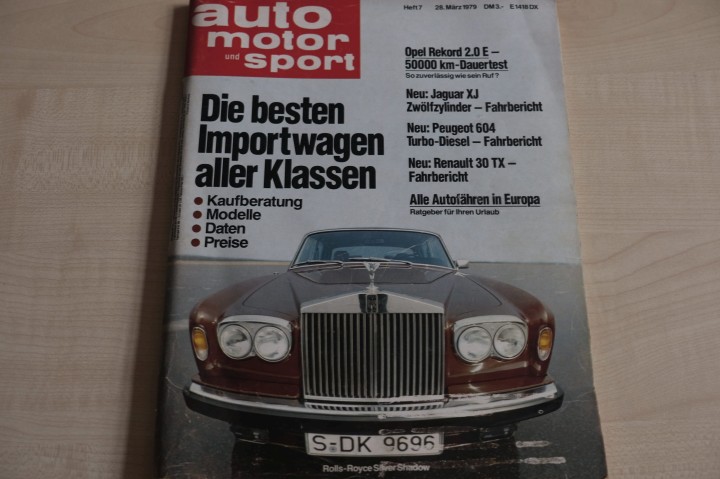 Deckblatt Auto Motor und Sport (07/1979)